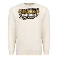 Sandshell god fidence knowing i can't but he can Premium Sweatshirt - Artiststas