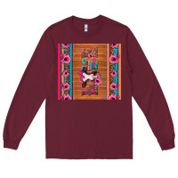 Burgundy love baby calf valentine's day Long Sleeve Tee - Jasminsmagicworld