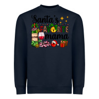 Navy santa's favorite mama Heavyweight Sweatshirt - AdoDesignShop