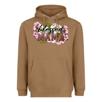 Toasted Coconut Blessed Mama Heavyweight Hoodie - LillyAllenDesigns