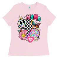Bubblegum Pink retro mama Ladies Tee - JahusDesignShop
