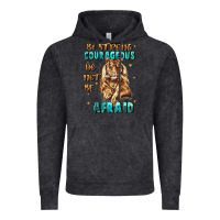 Vintage Black be strong and courageous Vintage Hoodie - JahusDesignShop