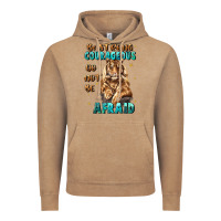 Vintage Coffee be strong and courageous Vintage Hoodie - JahusDesignShop