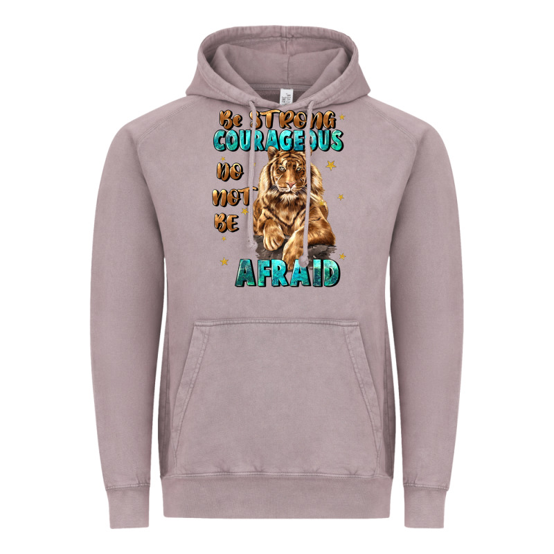 Be Strong And Courageous Vintage Hoodie by JahusDesignShop | Teevron