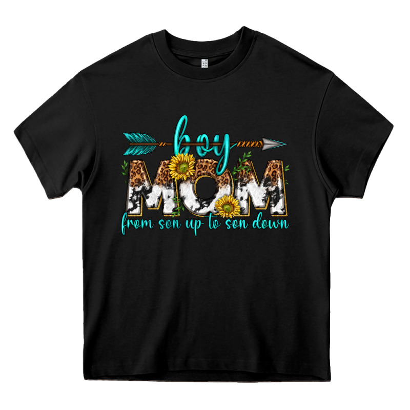 Boy Mom From Son Up To Son Down  Western Heavy Core Tee by texasbilliewilder | Teevron