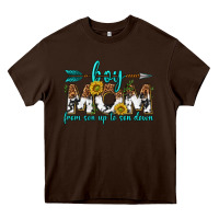 Chocolate Brown boy mom from son up to son down  western Heavy Core Tee - texasbilliewilder