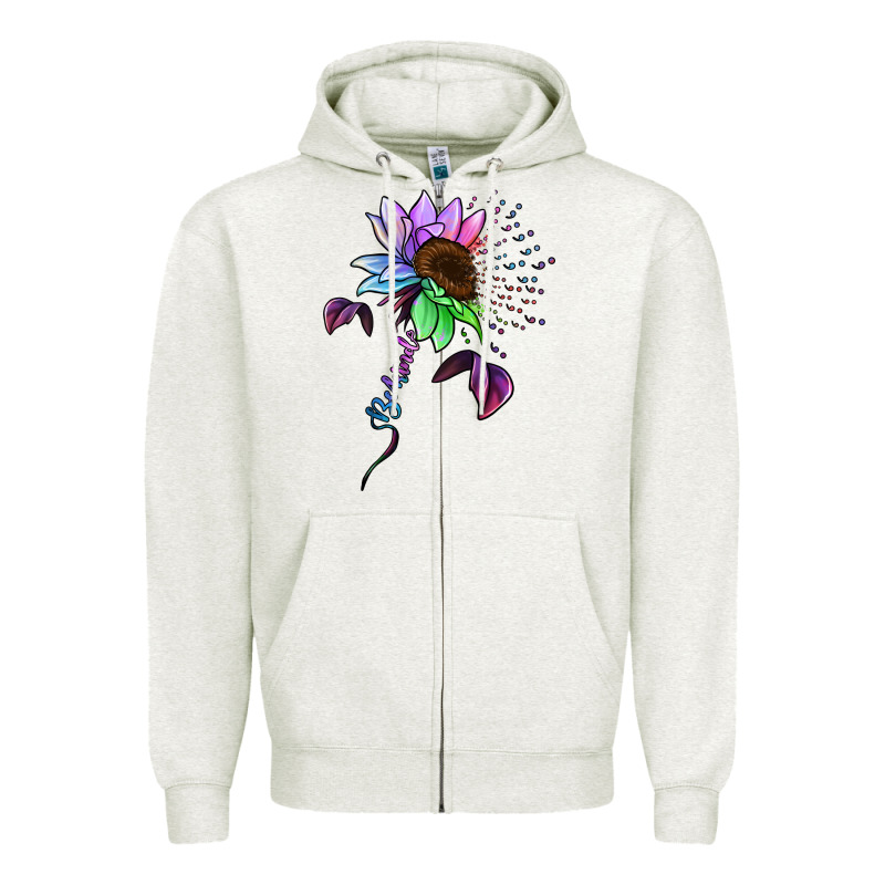 Autism Be Kind Zipper Hoodie by NancyCooperArtShop | Teevron