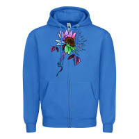 True Royal Autism be kind Zipper Hoodie - NancyCooperArtShop