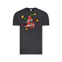 Vintage Black Christmas trees lights Vintage Tee - JahusDesignShop