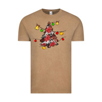 Vintage Coffee Christmas trees lights Vintage Tee - JahusDesignShop