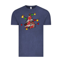 Vintage Denim Christmas trees lights Vintage Tee - JahusDesignShop