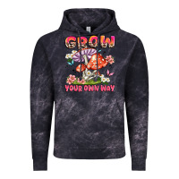 Cloud Black grow your own way Vintage Hoodie - JahusDesignShop