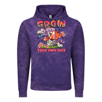 Cloud Purple grow your own way Vintage Hoodie - JahusDesignShop
