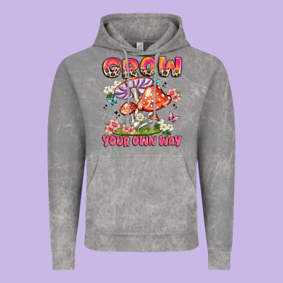 Grow Your Own Way Vintage Hoodie Designed By Jahusdesignshop