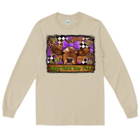 Mushroom happy mardi gras y'all cow Long Sleeve Tee - Jasminsmagicworld