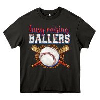 Asphalt busy raising ballers baseball Heavy Core Tee - texasbilliewilder