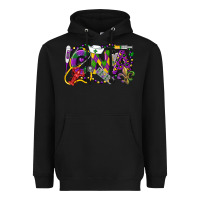 Black CNA Certified Nursing Assistant Mardi Gras Heavyweight Hoodie - LillyAllenDesigns