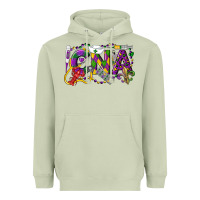 Matcha CNA Certified Nursing Assistant Mardi Gras Heavyweight Hoodie - LillyAllenDesigns