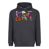 Smoke CNA Certified Nursing Assistant Mardi Gras Heavyweight Hoodie - LillyAllenDesigns