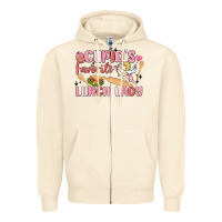 Sandshell cupid's favorite lunch lady Zipper Hoodie - MaliasSmallBusiness