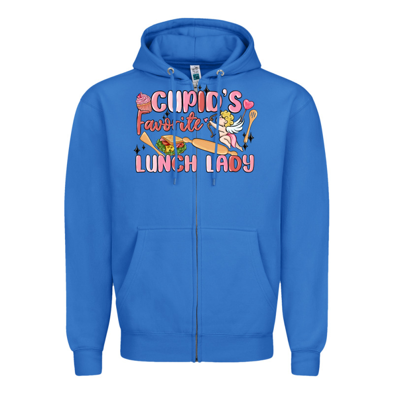 Cupid's Favorite Lunch Lady Zipper Hoodie by MaliasSmallBusiness | Teevron