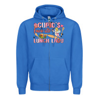 True Royal cupid's favorite lunch lady Zipper Hoodie - MaliasSmallBusiness