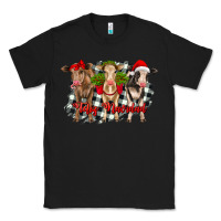 Black feliz navidad heifers front view Classic Tee - RanaPortraitStore