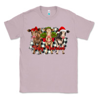 Lilac feliz navidad heifers front view Classic Tee - RanaPortraitStore