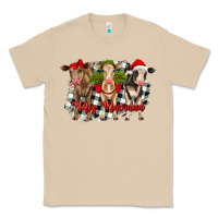 Mushroom feliz navidad heifers front view Classic Tee - RanaPortraitStore