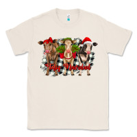 Natural feliz navidad heifers front view Classic Tee - RanaPortraitStore