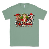 Sage feliz navidad heifers front view Classic Tee - RanaPortraitStore