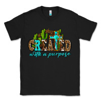 Black created with a purpose Classic Tee - AdoDesignShop