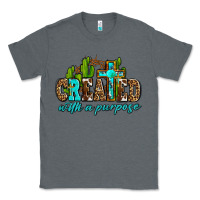Charcoal Heather created with a purpose Classic Tee - AdoDesignShop