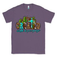 Lavender created with a purpose Classic Tee - AdoDesignShop