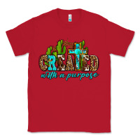 Red created with a purpose Classic Tee - AdoDesignShop
