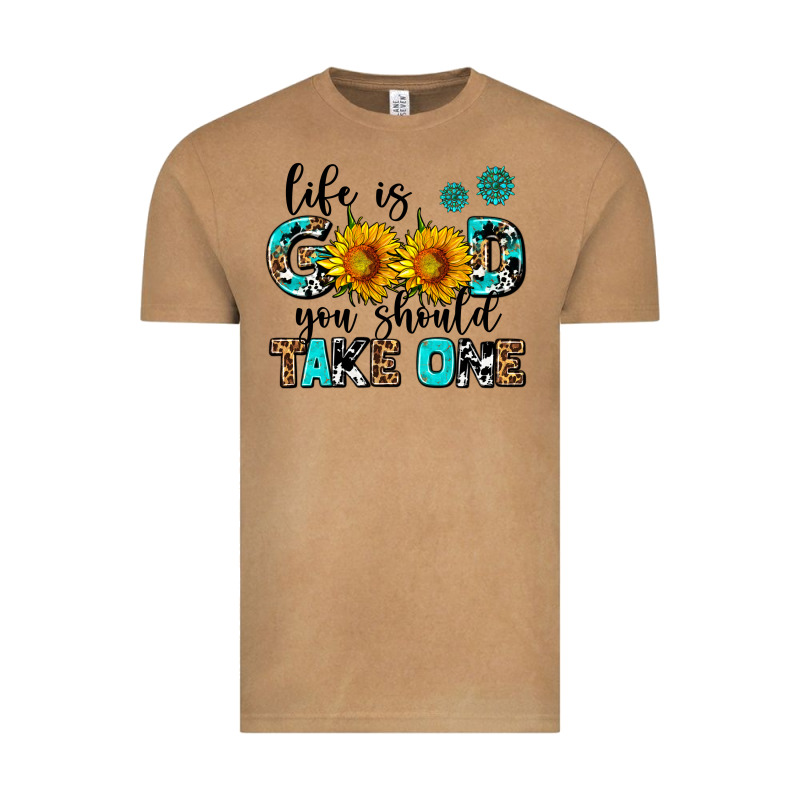 Life Is Good You Should Get One Vintage Tee by AdoDesignShop | Teevron
