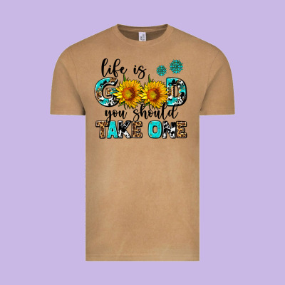 Life Is Good You Should Get One Vintage Tee Designed By Adodesignshop