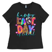Black happy last day of school Ladies Tee - RanaPortraitStore