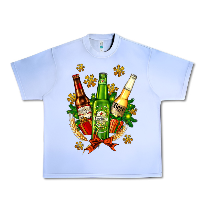 Beer Bottle Party Set For Christmas Urban Heavy Tee by AdoDesignShop | Teevron