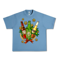 Pebble Blue beer bottle party set for christmas Urban Heavy Tee - AdoDesignShop