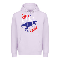 Lilac 4th of July Dinosaur Premium Hoodie - Bettercallsaul