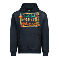 Navy thankful grateful blessed Urban Hoodie - CowGirlArtShop
