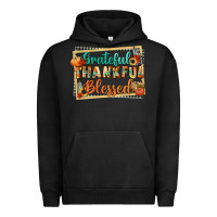 Pigment Black thankful grateful blessed Urban Hoodie - CowGirlArtShop