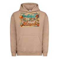 Pigment Burro thankful grateful blessed Urban Hoodie - CowGirlArtShop