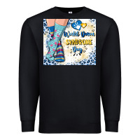 Black world down syndrome day Premium Sweatshirt - Artiststas