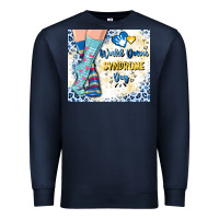 Navy world down syndrome day Premium Sweatshirt - Artiststas