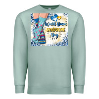 Seafoam world down syndrome day Premium Sweatshirt - Artiststas