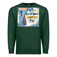 Sports Green world down syndrome day Premium Sweatshirt - Artiststas