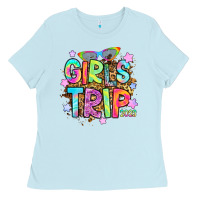 Baby Blue girls trip 2023 Ladies Tee - RanaPortraitStore