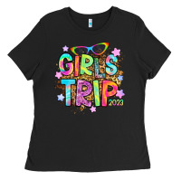Black girls trip 2023 Ladies Tee - RanaPortraitStore